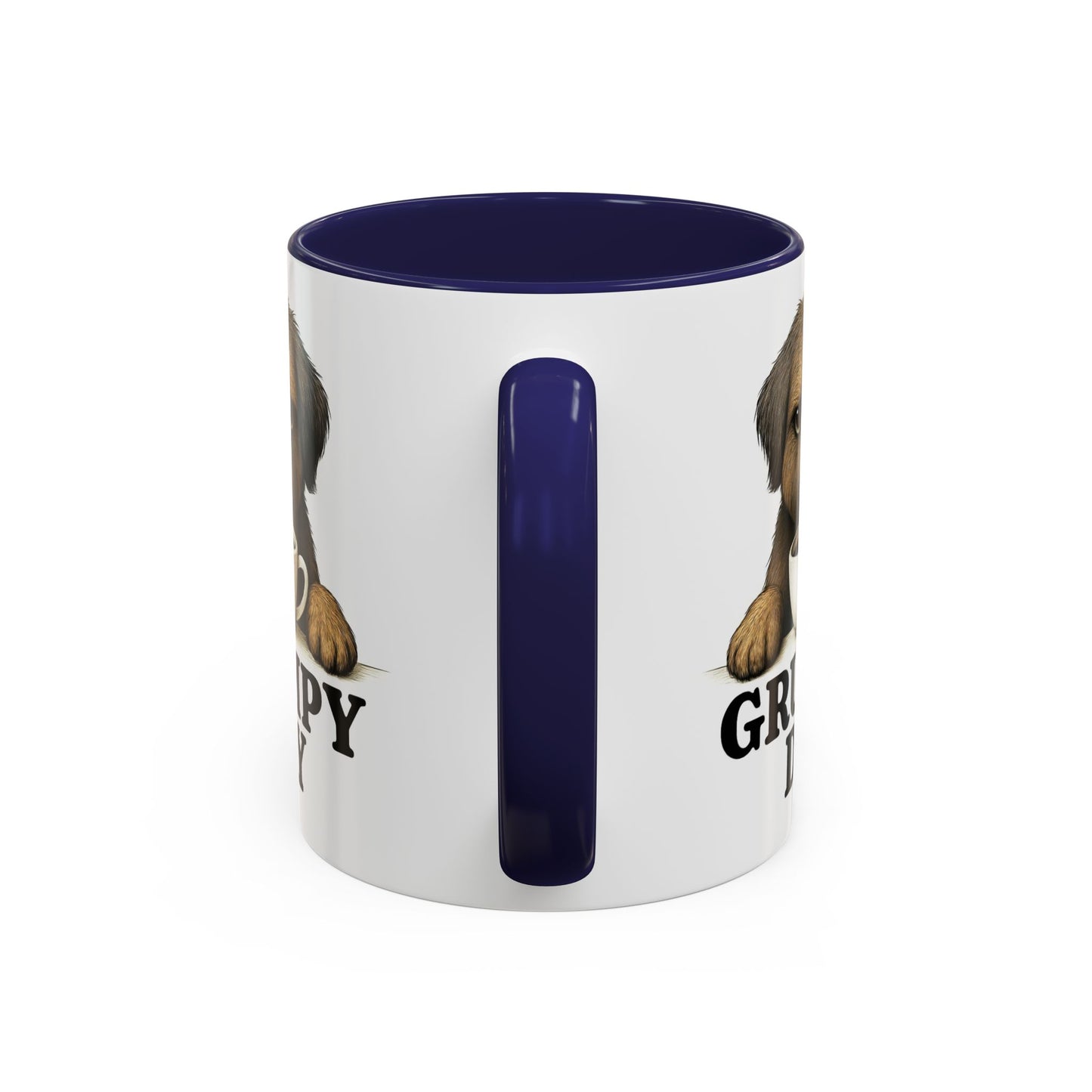 Grumpy Day Coffee Mug, shorkie, Funny Dog Mug, Pet Lover Gift, Morning Motivation, Coffee Lover Gift, Black Accent Mug