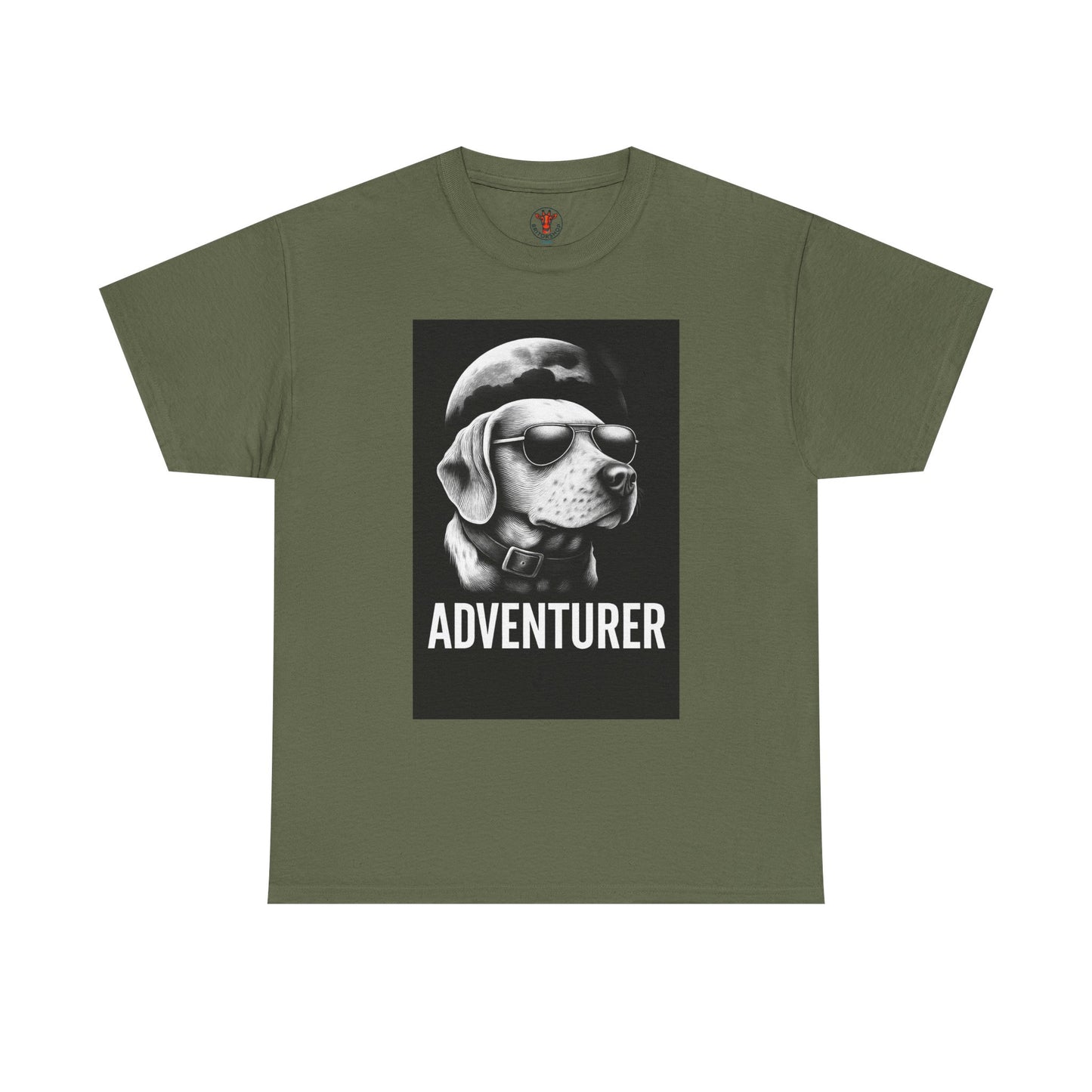 Adventure Beagle Unisex T-Shirt - Moon Night Outdoors