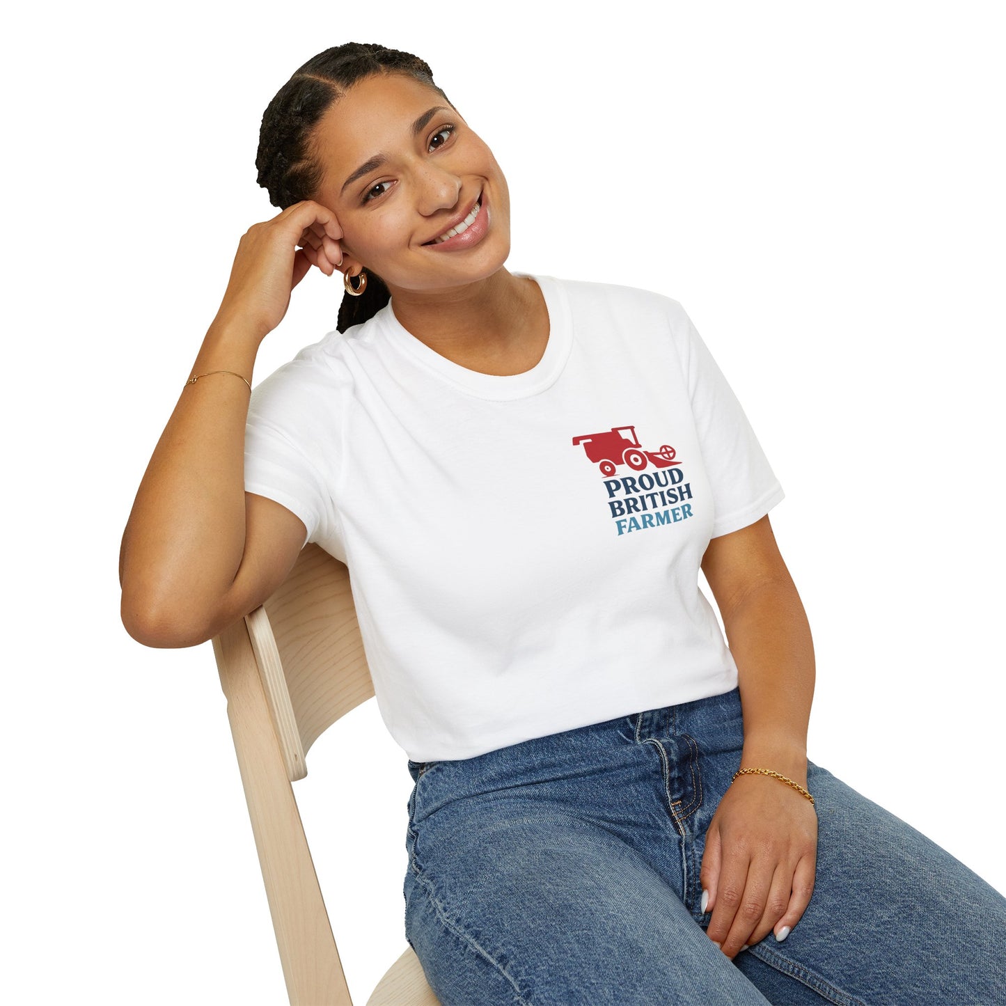 British Farmer T-Shirt, Proud Combine Harvester