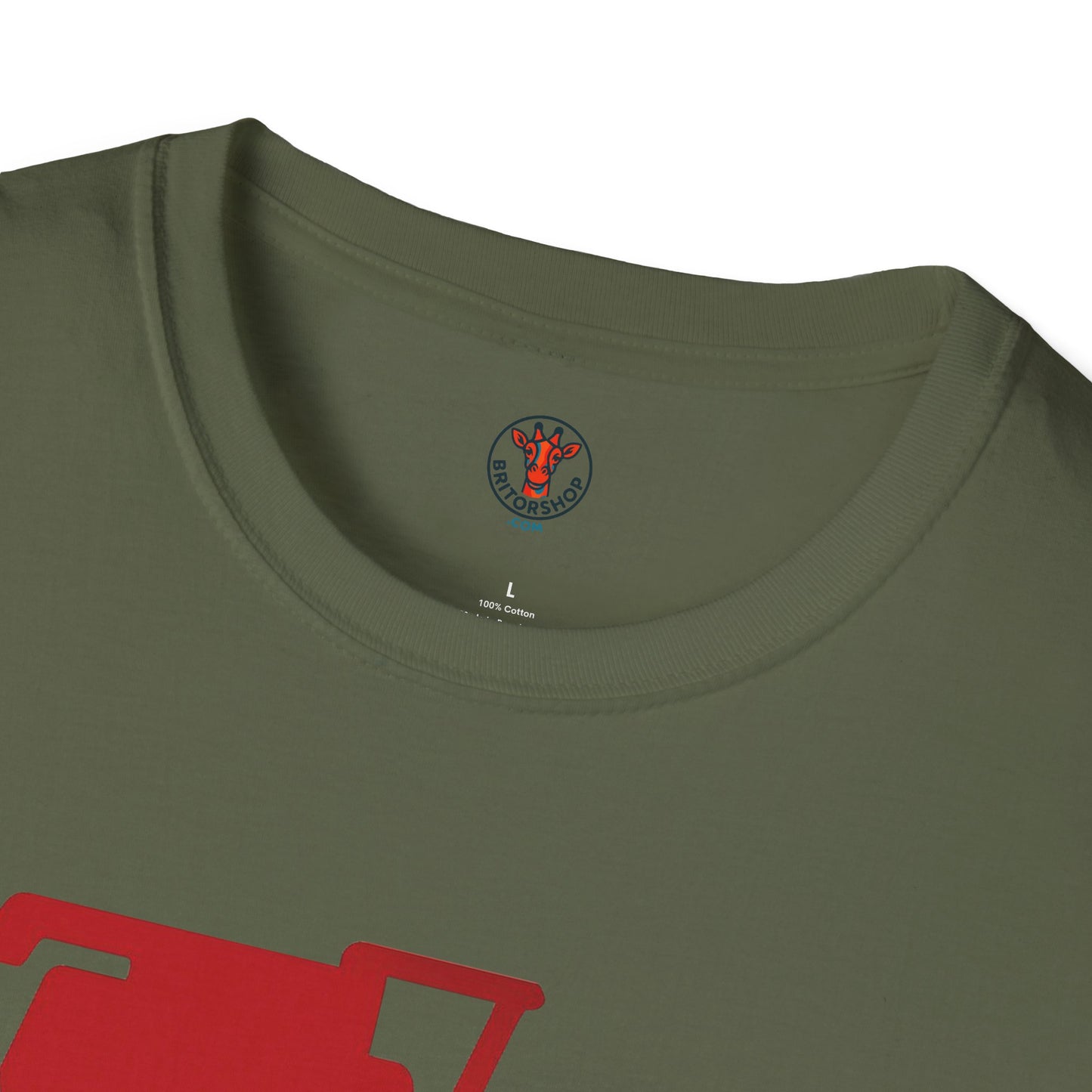 Farmer T-Shirt - Proud British Farmer, Combine Harvester Design
