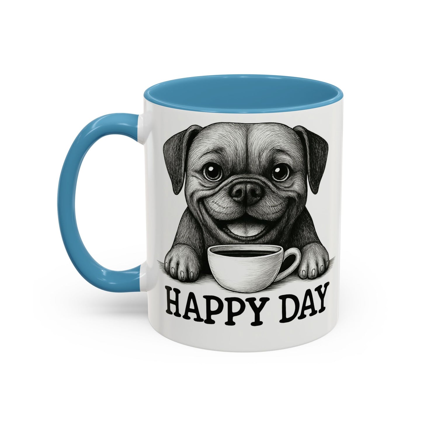 Playful boxer Dog Coffee Mug – Perfect Gift for Dog Lovers, Birthday Mug, Cute Pet Art, Happy Day Mug, Unique Animal Lover Gift