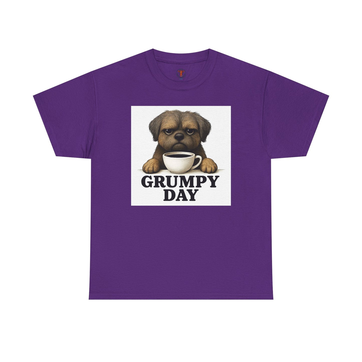 Shorkie Grumpy Dog Unisex Heavy Cotton Tee, Funny Pet Lover Shirt, Gift for Dog Owners, Humor T-Shirt, Cute Casual Wear