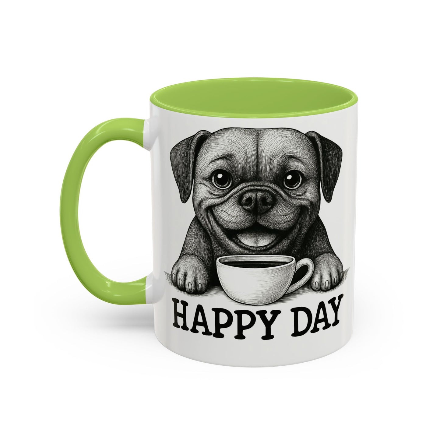 Playful boxer Dog Coffee Mug – Perfect Gift for Dog Lovers, Birthday Mug, Cute Pet Art, Happy Day Mug, Unique Animal Lover Gift