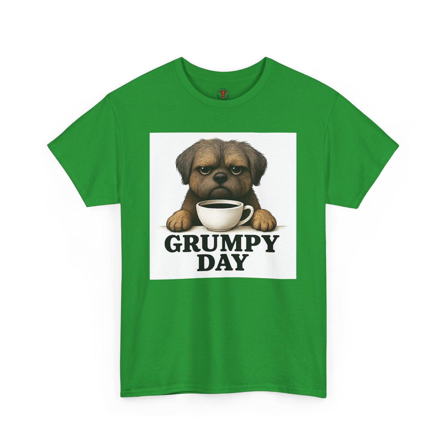 Shorkie Grumpy Dog Unisex Heavy Cotton Tee, Funny Pet Lover Shirt, Gift for Dog Owners, Humor T-Shirt, Cute Casual Wear