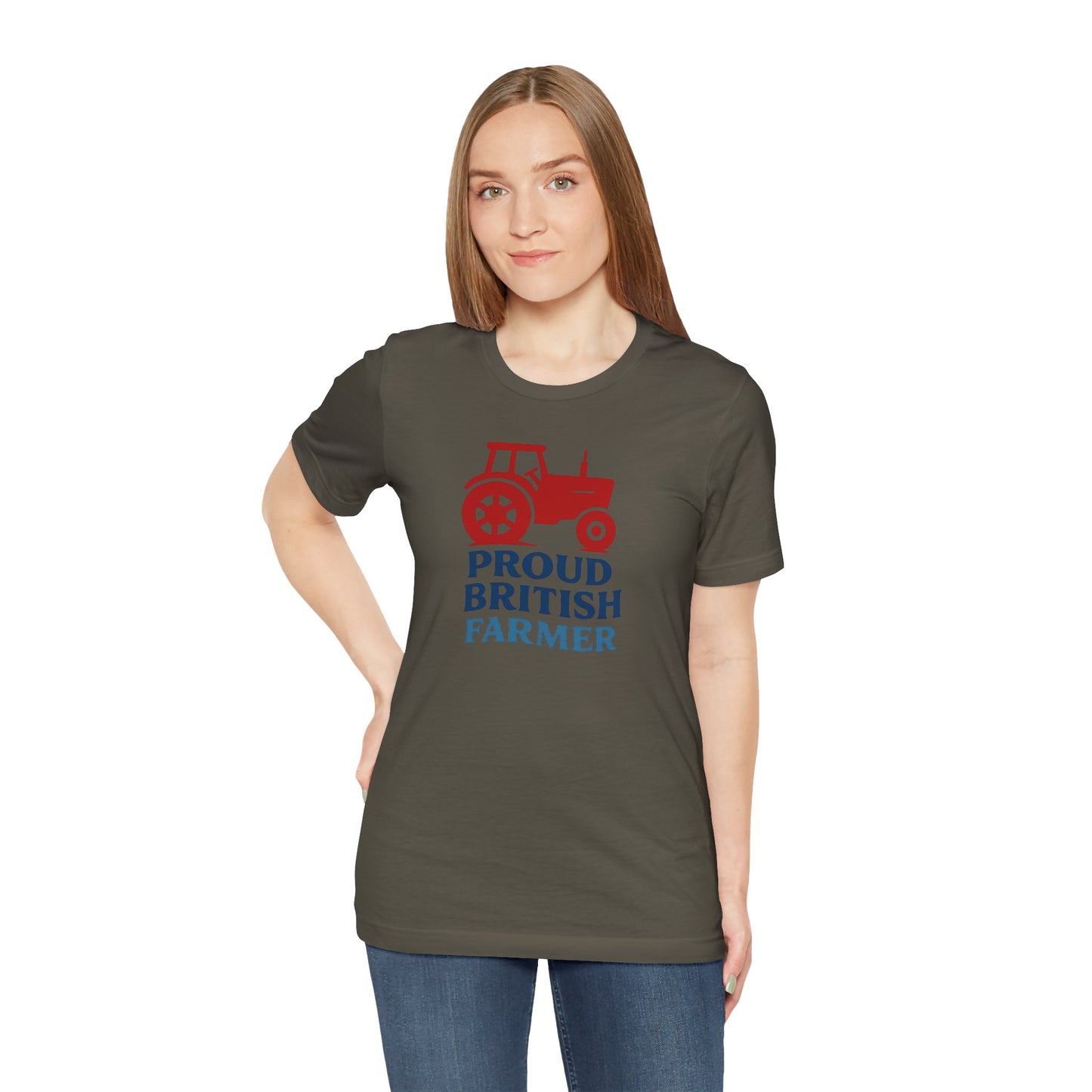Unisex Tee - Proud British farmer