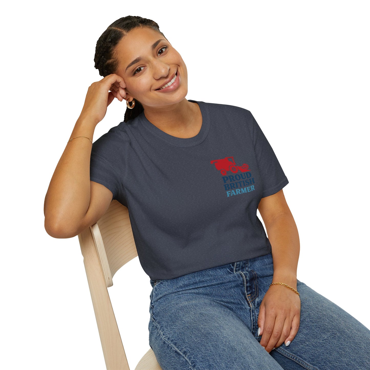 British Farmer T-Shirt, Proud Combine Harvester