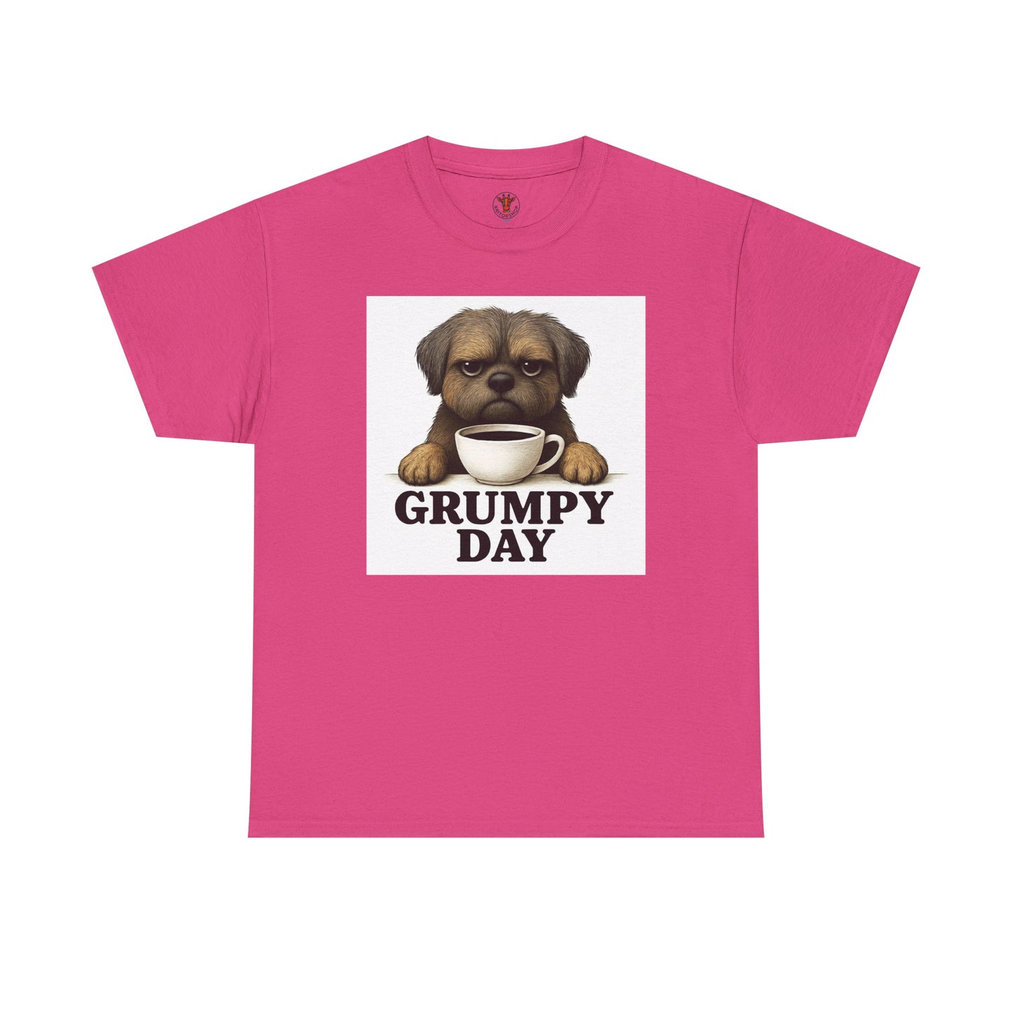 Shorkie Grumpy Dog Unisex Heavy Cotton Tee, Funny Pet Lover Shirt, Gift for Dog Owners, Humor T-Shirt, Cute Casual Wear