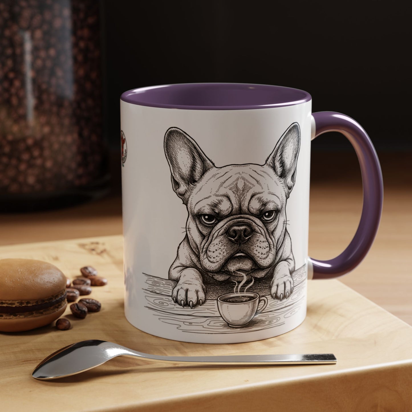 Grumpy French Bulldog Coffee Club — Mug