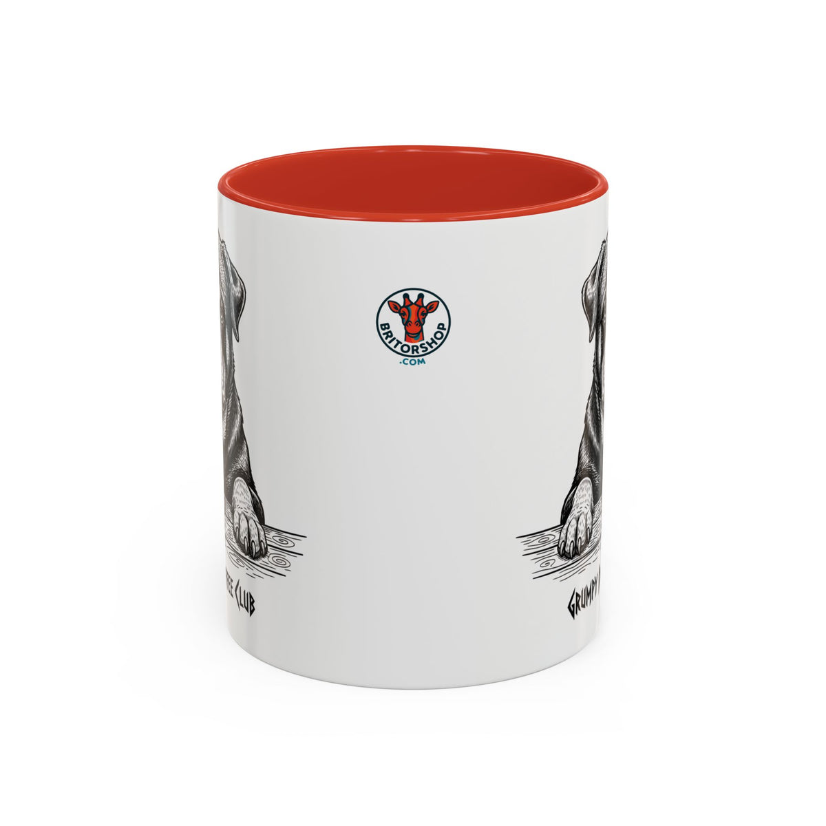  Grumpy Rottweiler Coffee Club — Art Print / Mug