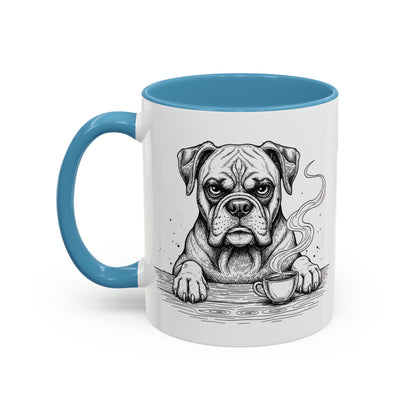 Grumpy Boxer Coffee Club — Art Print / Mug /