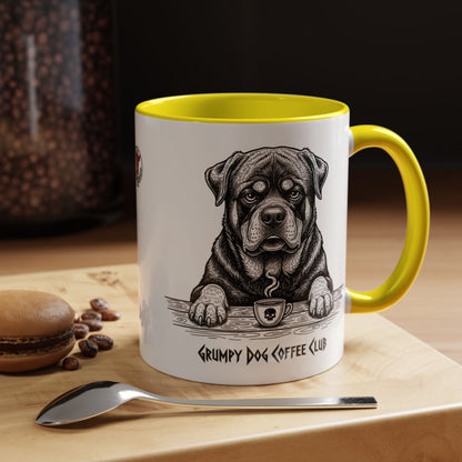  Grumpy Rottweiler Coffee Club — Art Print / Mug