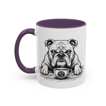 Grumpy Bulldog Coffee Club — Art Print / Mug /