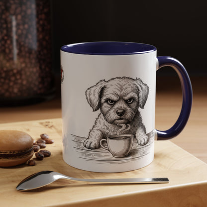 Grumpy Maltese Coffee Club — Art Print / Mug