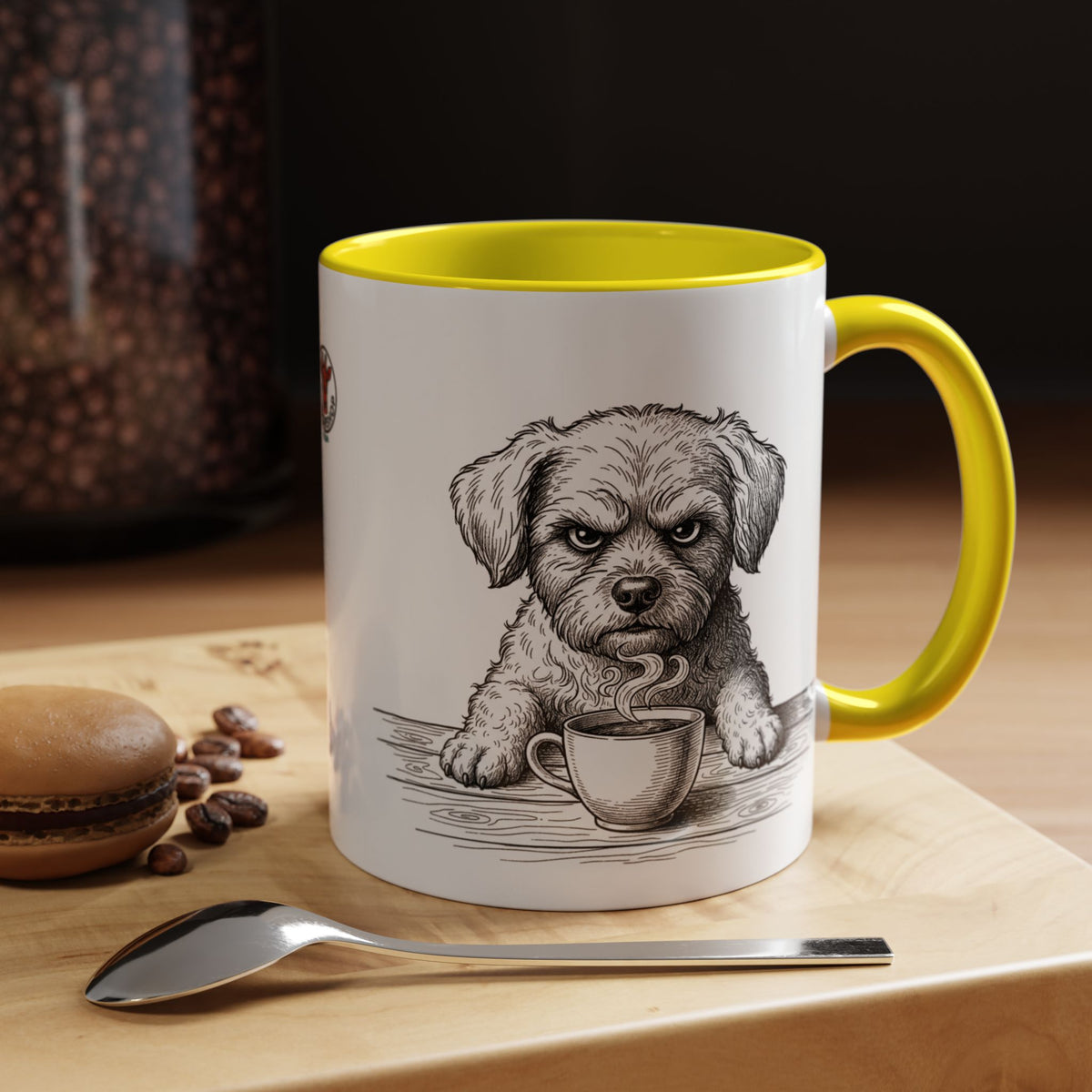Grumpy Maltese Coffee Club — Art Print / Mug