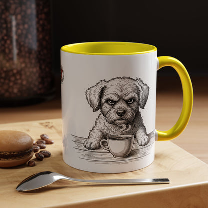 Grumpy Maltese Coffee Club — Art Print / Mug