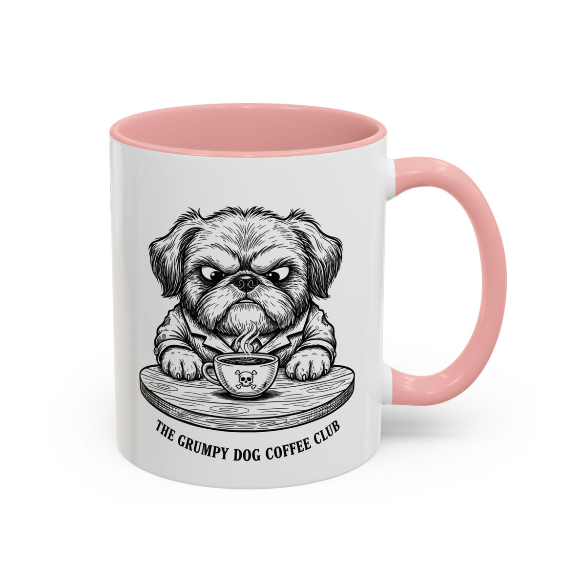 Grumpy Shih Tzu Coffee Club — Art Print / Mug