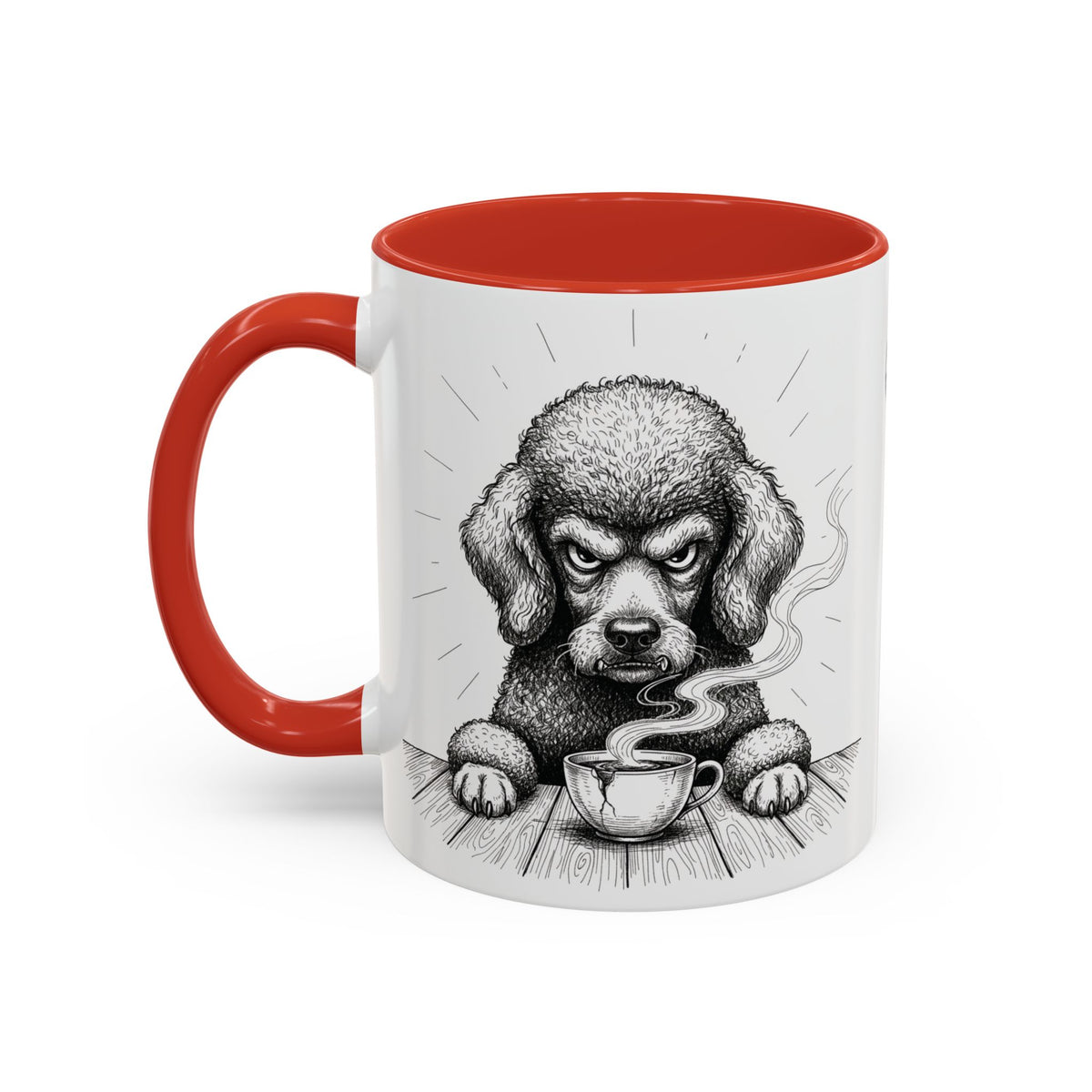 Grumpy Poodle Coffee Club — Art Print / Mug /