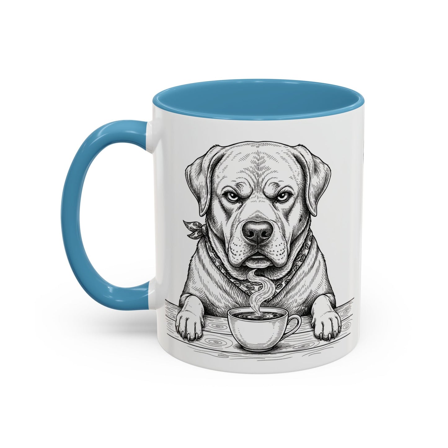 Grumpy Labrador Coffee Club — Art Print / Mug