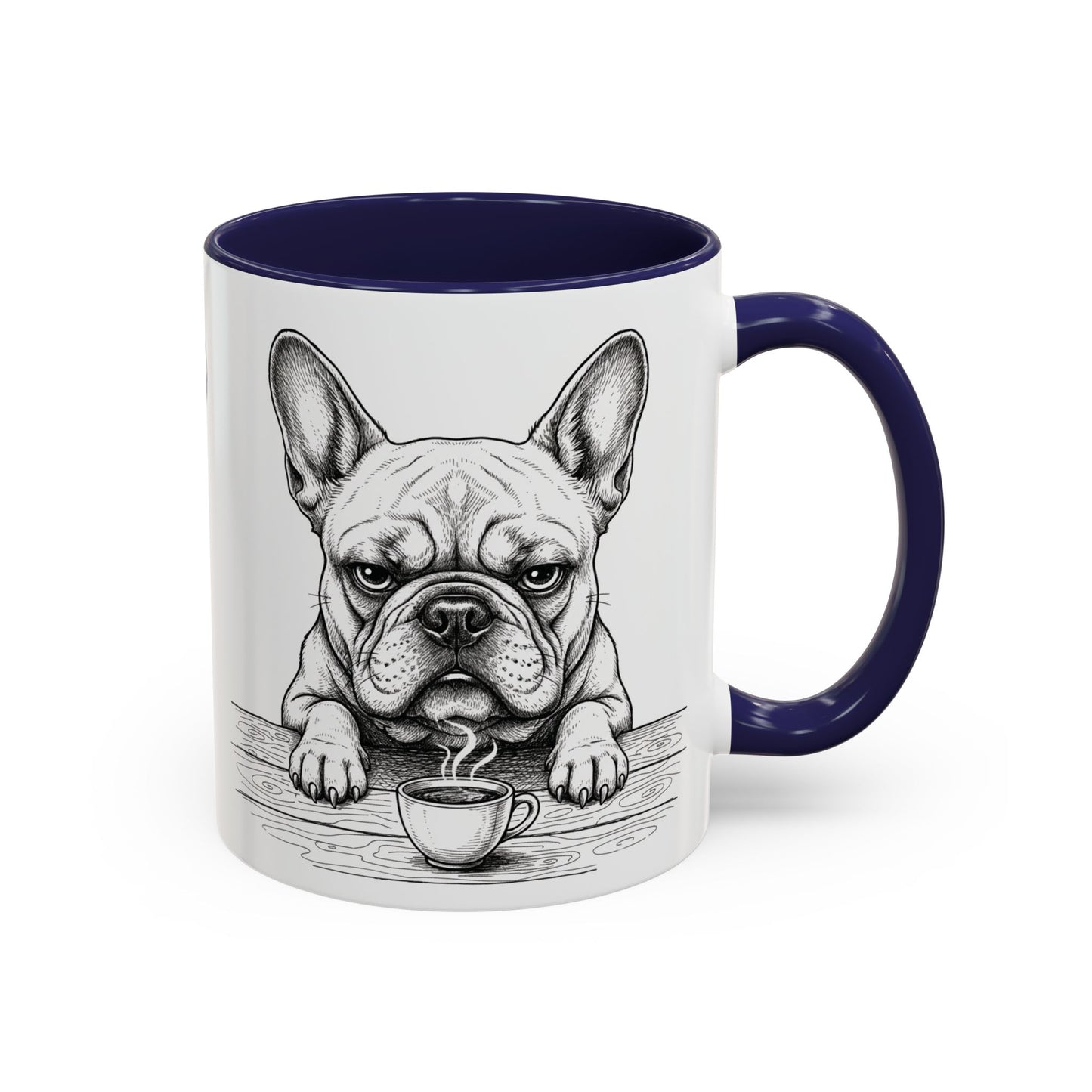 Grumpy French Bulldog Coffee Club —  Mug