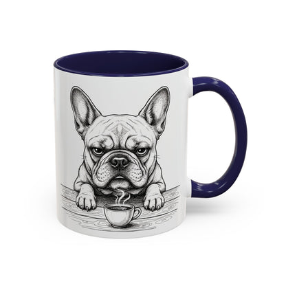 Grumpy French Bulldog Coffee Club —  Mug