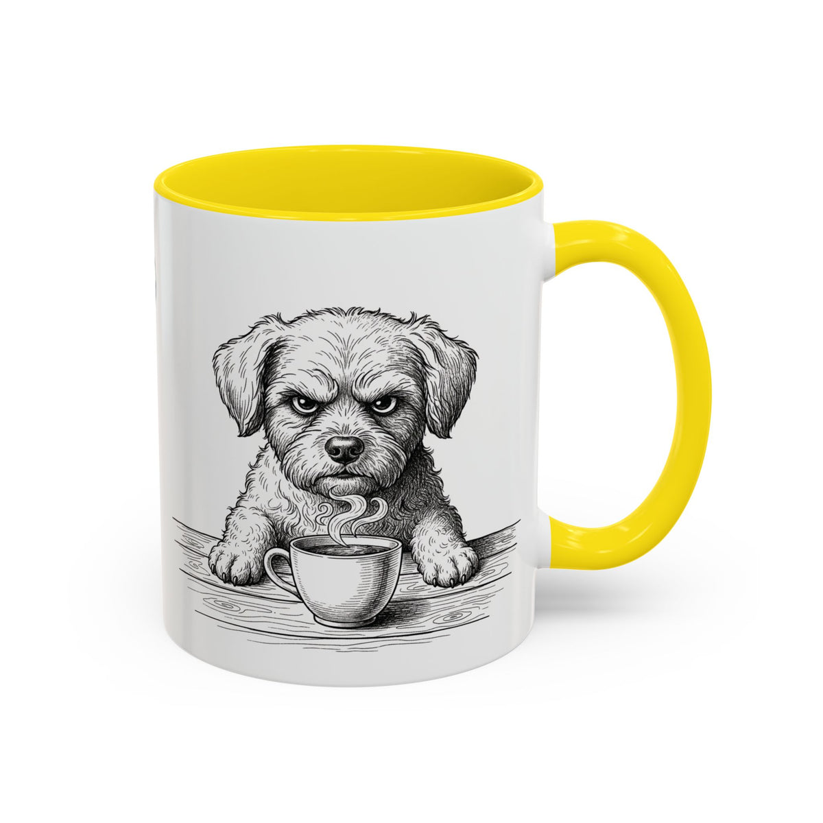 Grumpy Maltese Coffee Club — Art Print / Mug