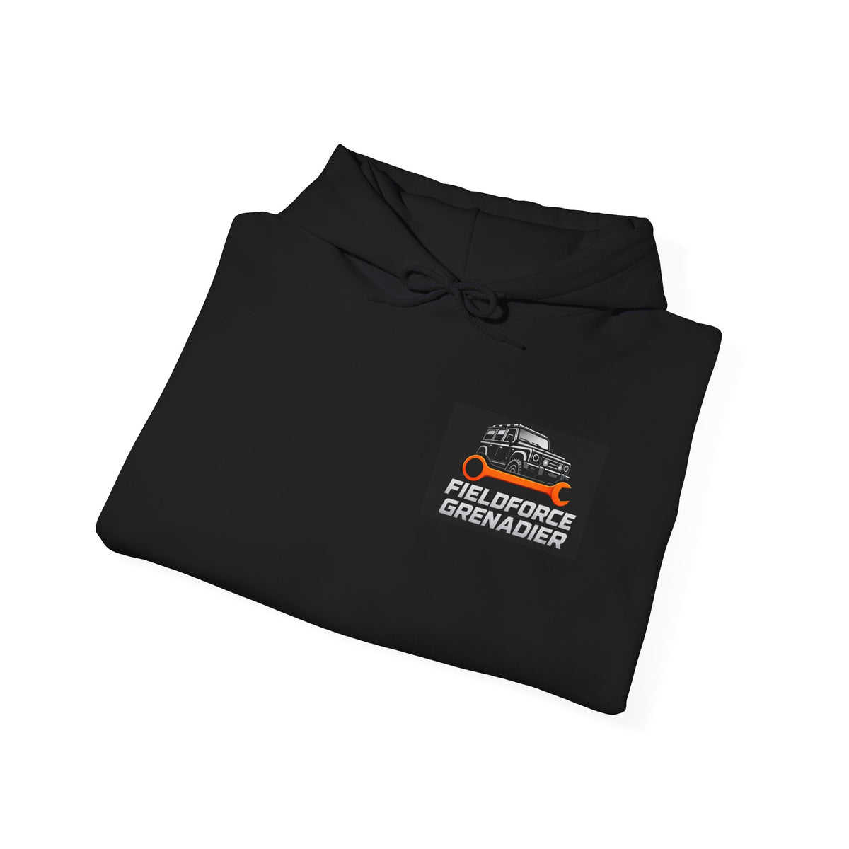 Fieldforce Grenadier Hoodie — Off‑Road Truck Wrench Logo Pullover