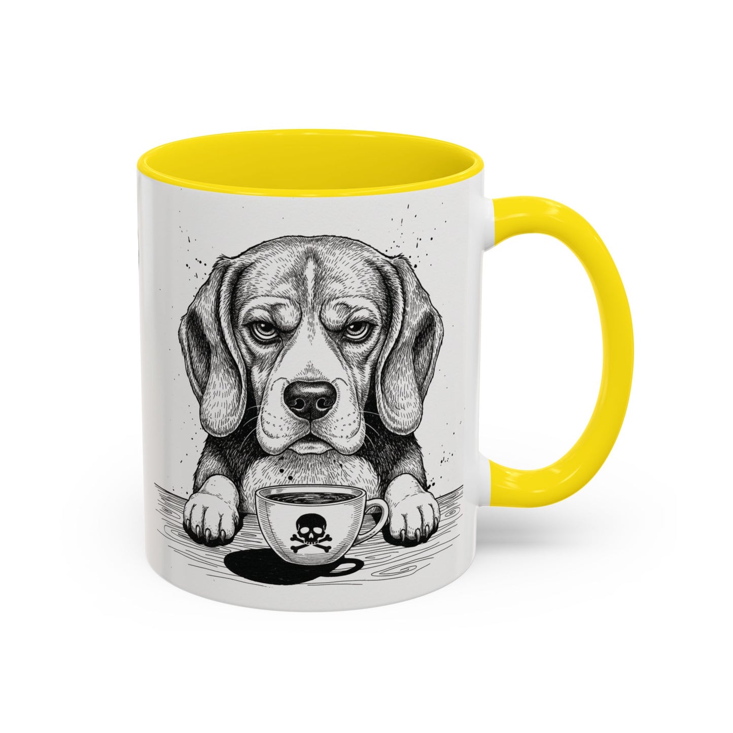 Grumpy Beagle Coffee Club — Art Print / Mug /