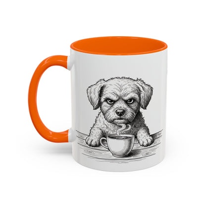 Grumpy Maltese Coffee Club — Art Print / Mug