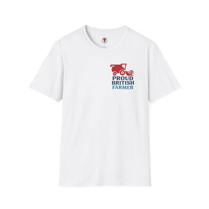 British Farmer T-Shirt, Proud Combine Harvester