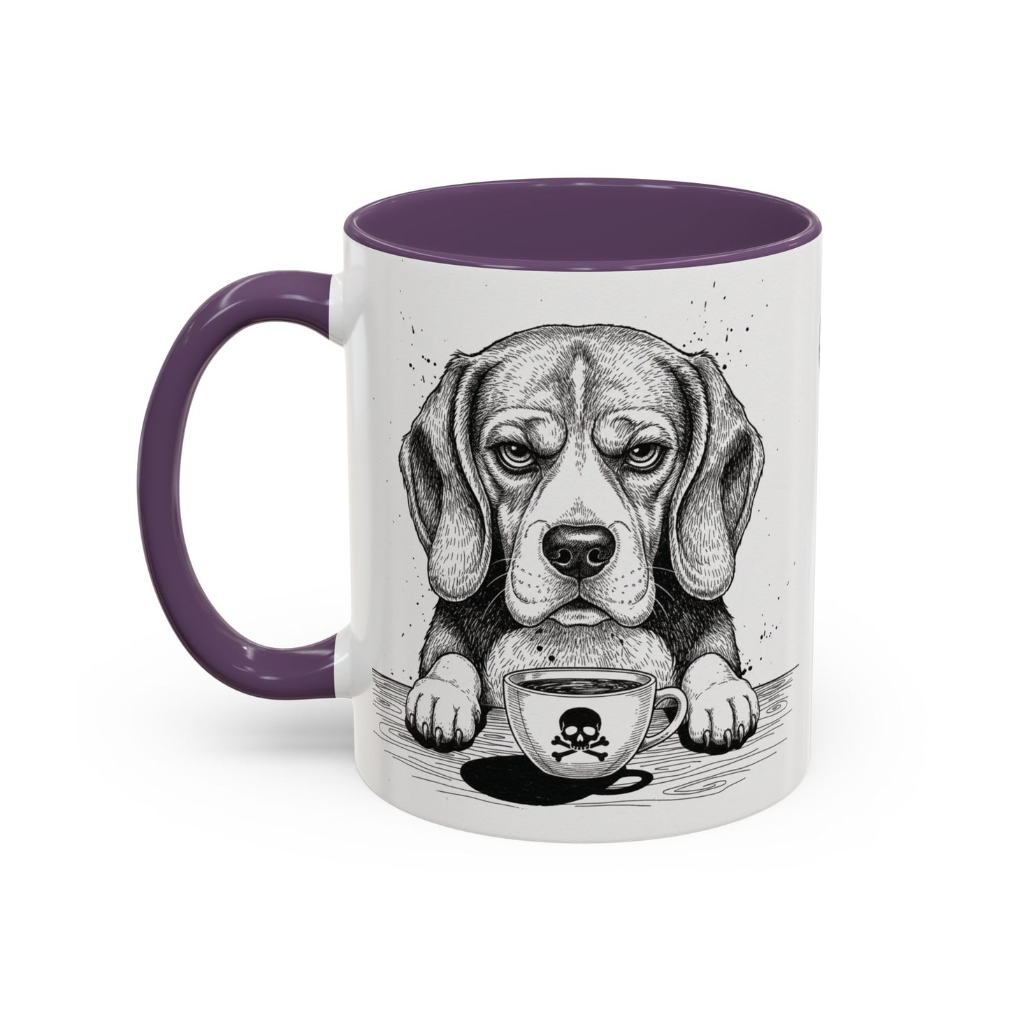 Grumpy Beagle Coffee Club — Art Print / Mug /