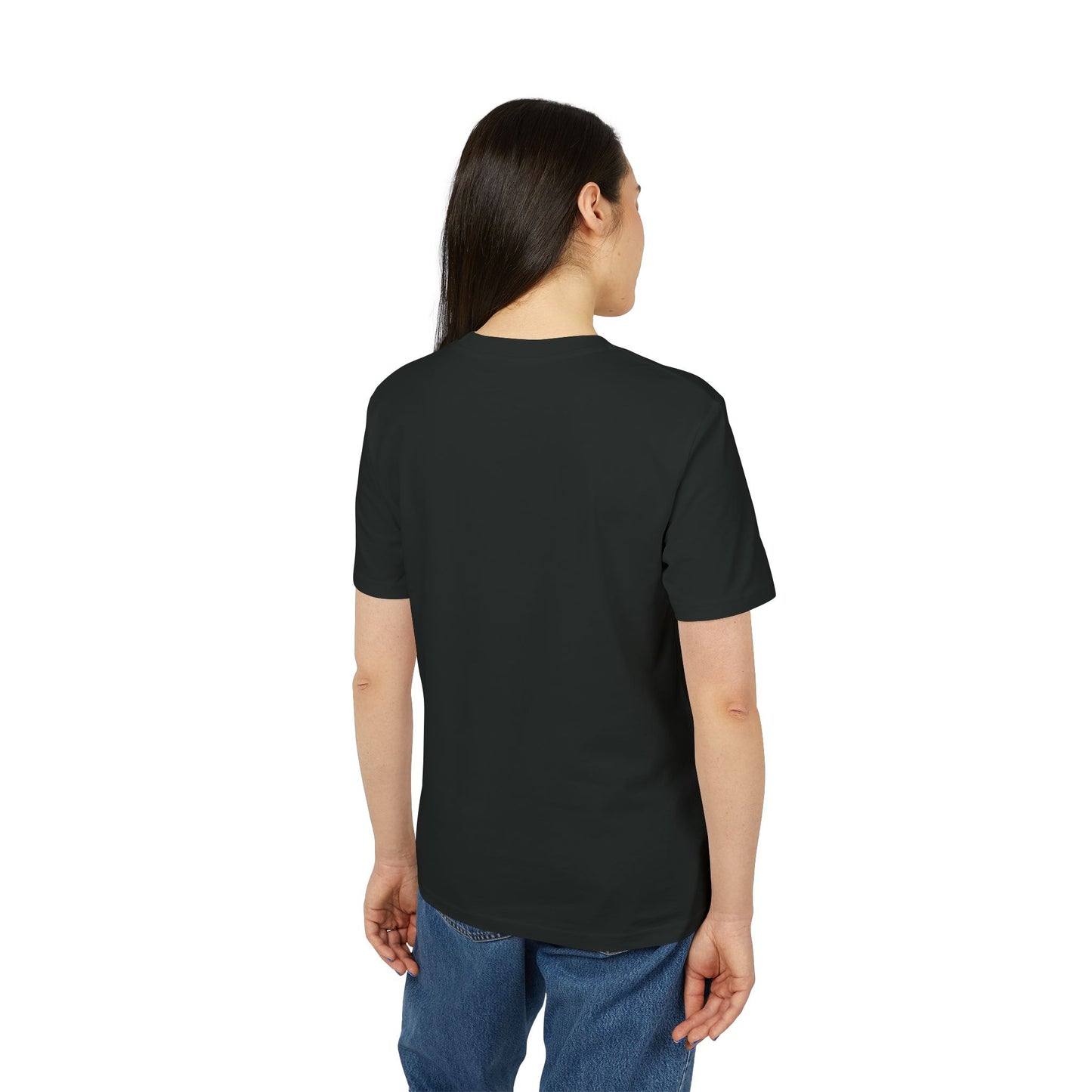 Britor classic Giraffe logo Mini Patch T-Shirt — Cute Chest Graphic Tee for Animal Lovers