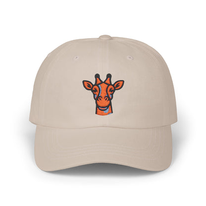 Dad Cap - Giraffe Head and Britor Shop Logo Embroidered Design