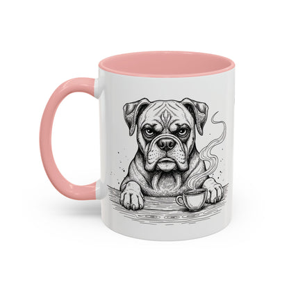 Grumpy Boxer Coffee Club — Art Print / Mug /
