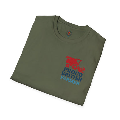 British Farmer T-Shirt, Proud Combine Harvester