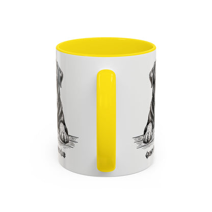  Grumpy Rottweiler Coffee Club — Art Print / Mug