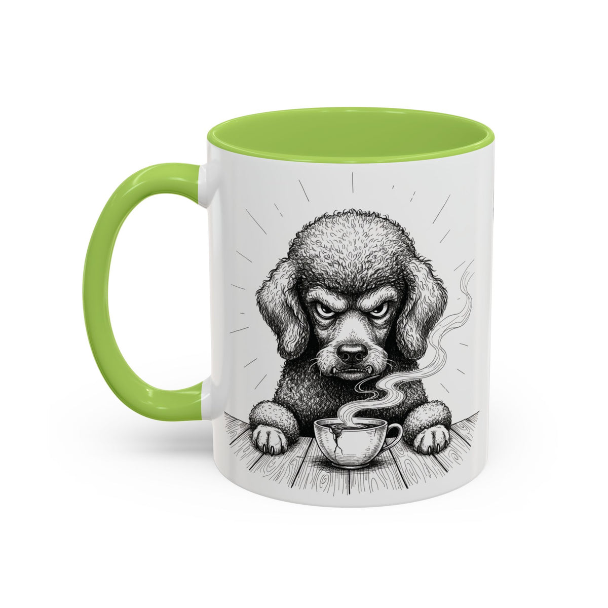 Grumpy Poodle Coffee Club — Art Print / Mug /