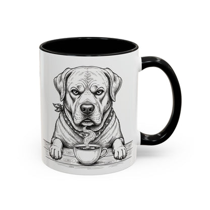 Grumpy Labrador Coffee Club — Art Print / Mug
