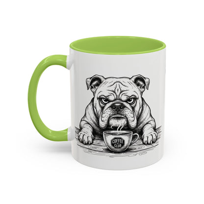 Grumpy Bulldog Coffee Club — Art Print / Mug /