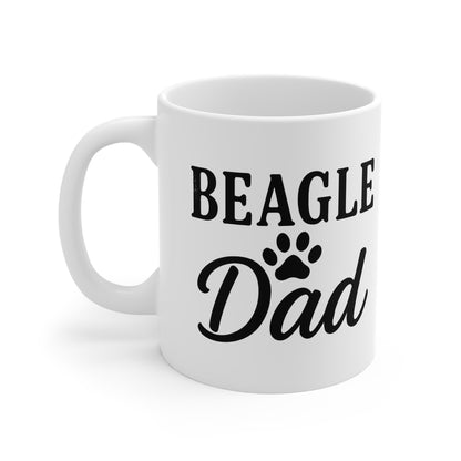 Beagle Dad Mug | Perfect Gift for Dog Lovers, Father's Day Coffee Cup, Pet Owner Mug, Cute Beagle Themed Drinkware, Canine Dad Present
