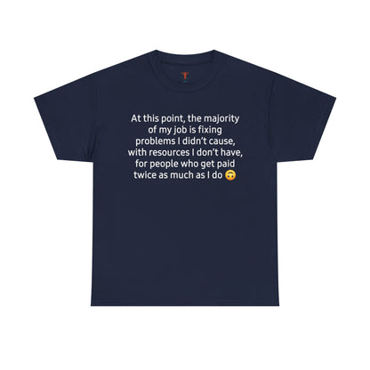 Smiley Face Unisex Heavy Cotton Tee - Casual Shirt, Trendy T-Shirt, Gift for Friends, Summer Outfit, Streetwear