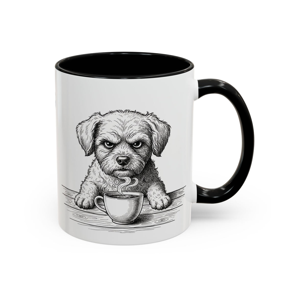 Grumpy Maltese Coffee Club — Art Print / Mug
