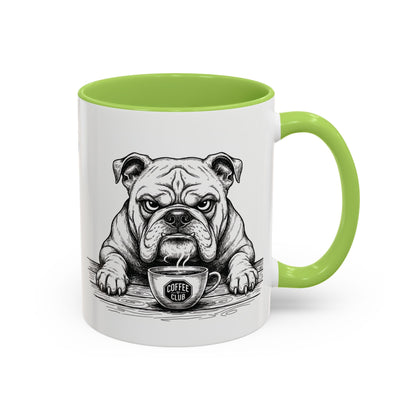 Grumpy Bulldog Coffee Club — Art Print / Mug /