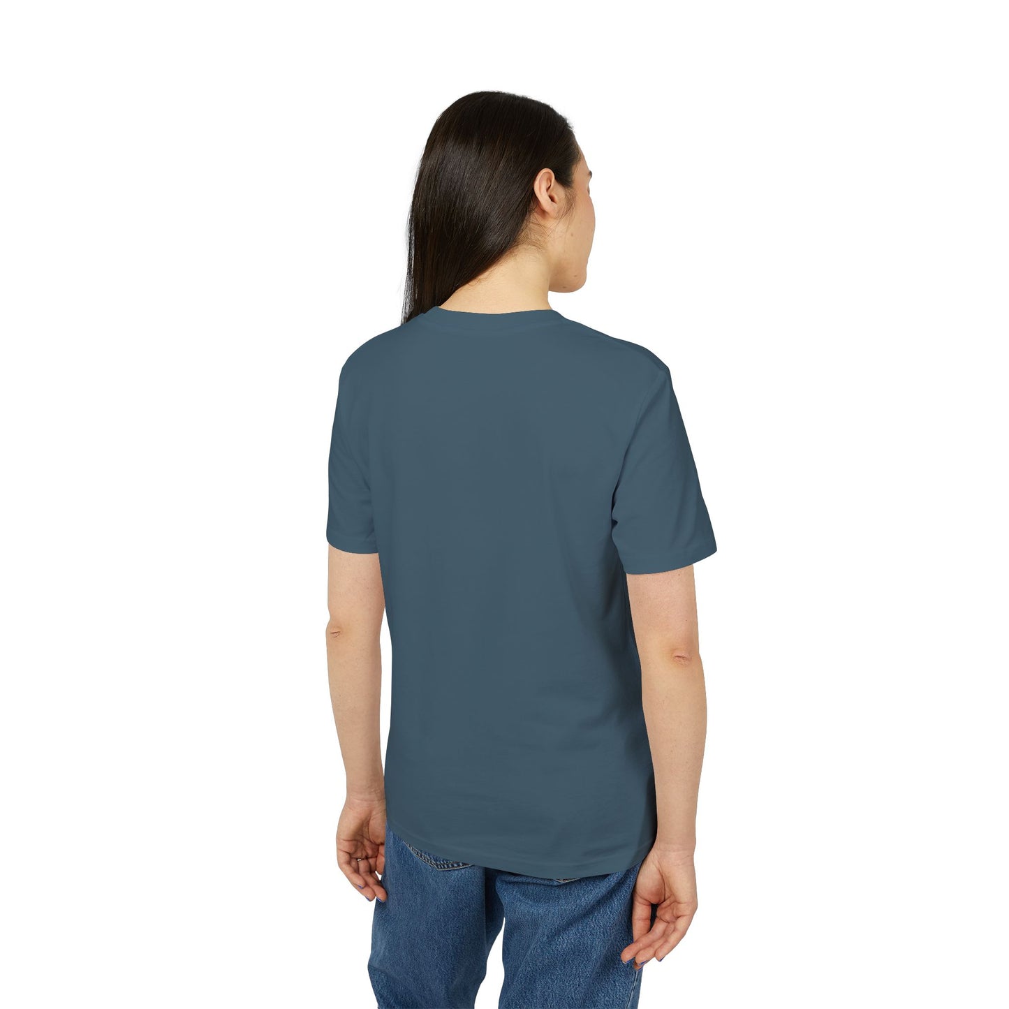 Britor classic Giraffe logo Mini Patch T-Shirt — Cute Chest Graphic Tee for Animal Lovers