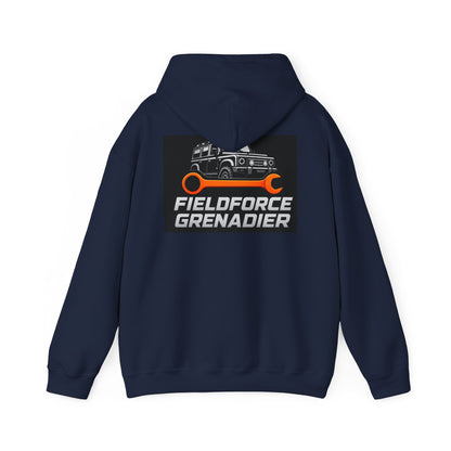 Fieldforce Grenadier Hoodie — Off‑Road Truck Wrench Logo Pullover