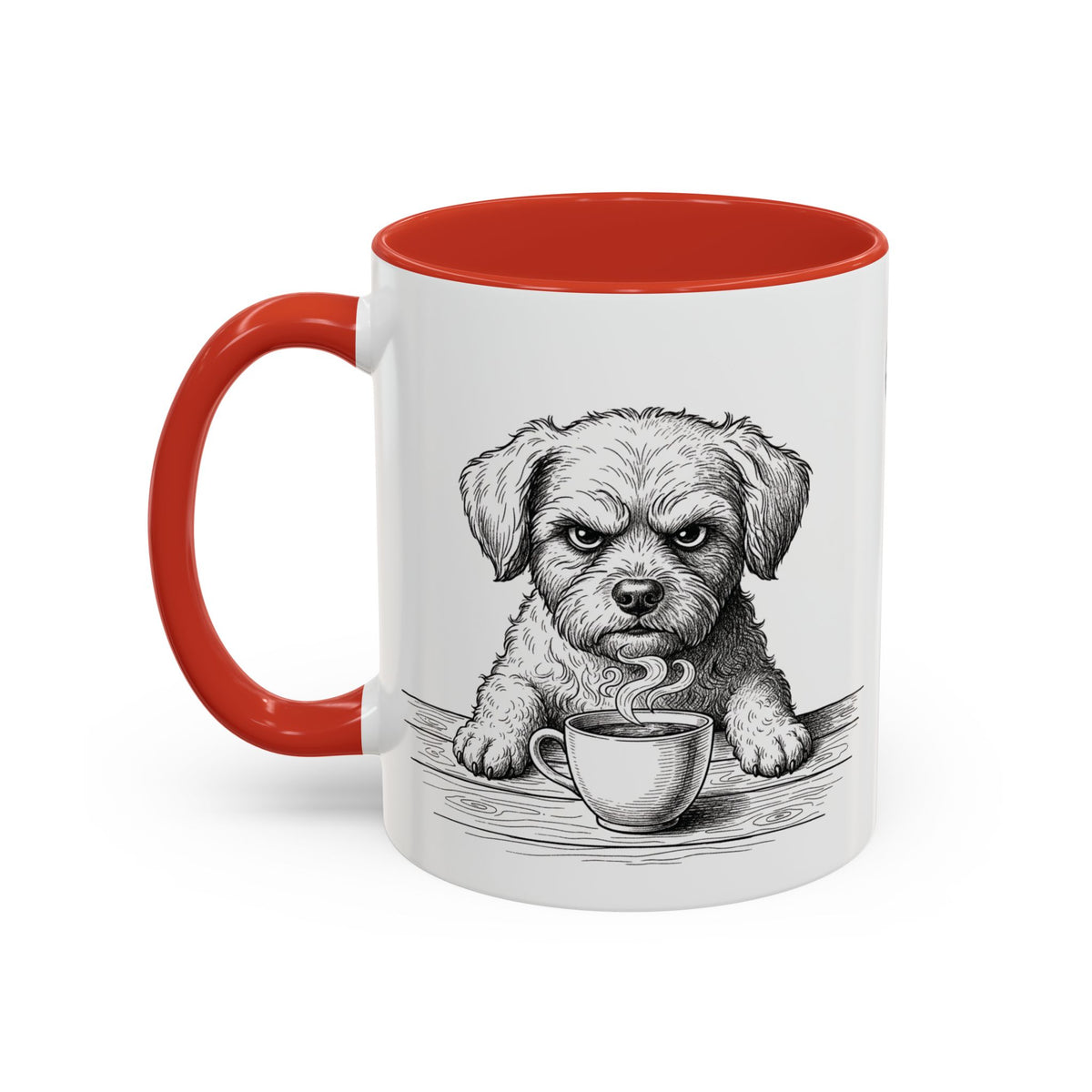 Grumpy Maltese Coffee Club — Art Print / Mug