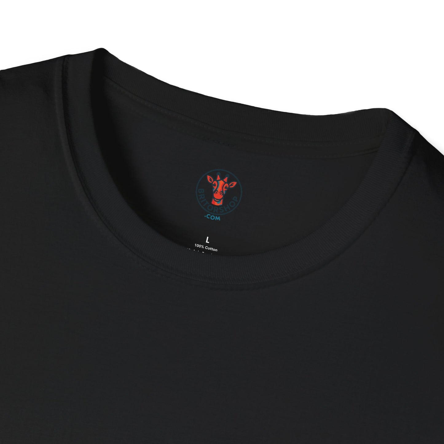 Minimal Crown Chest-Embroidered T-Shirt