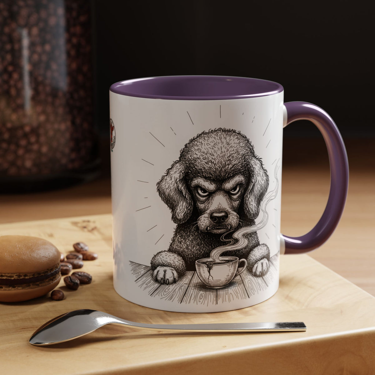 Grumpy Poodle Coffee Club — Art Print / Mug /