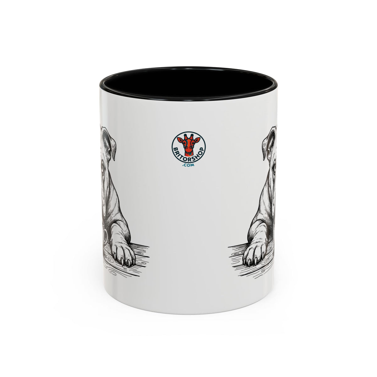 Grumpy Bulldog Coffee Club — Art Print / Mug /