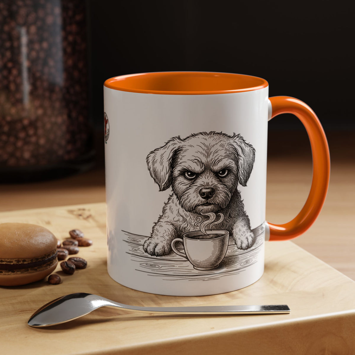 Grumpy Maltese Coffee Club — Art Print / Mug
