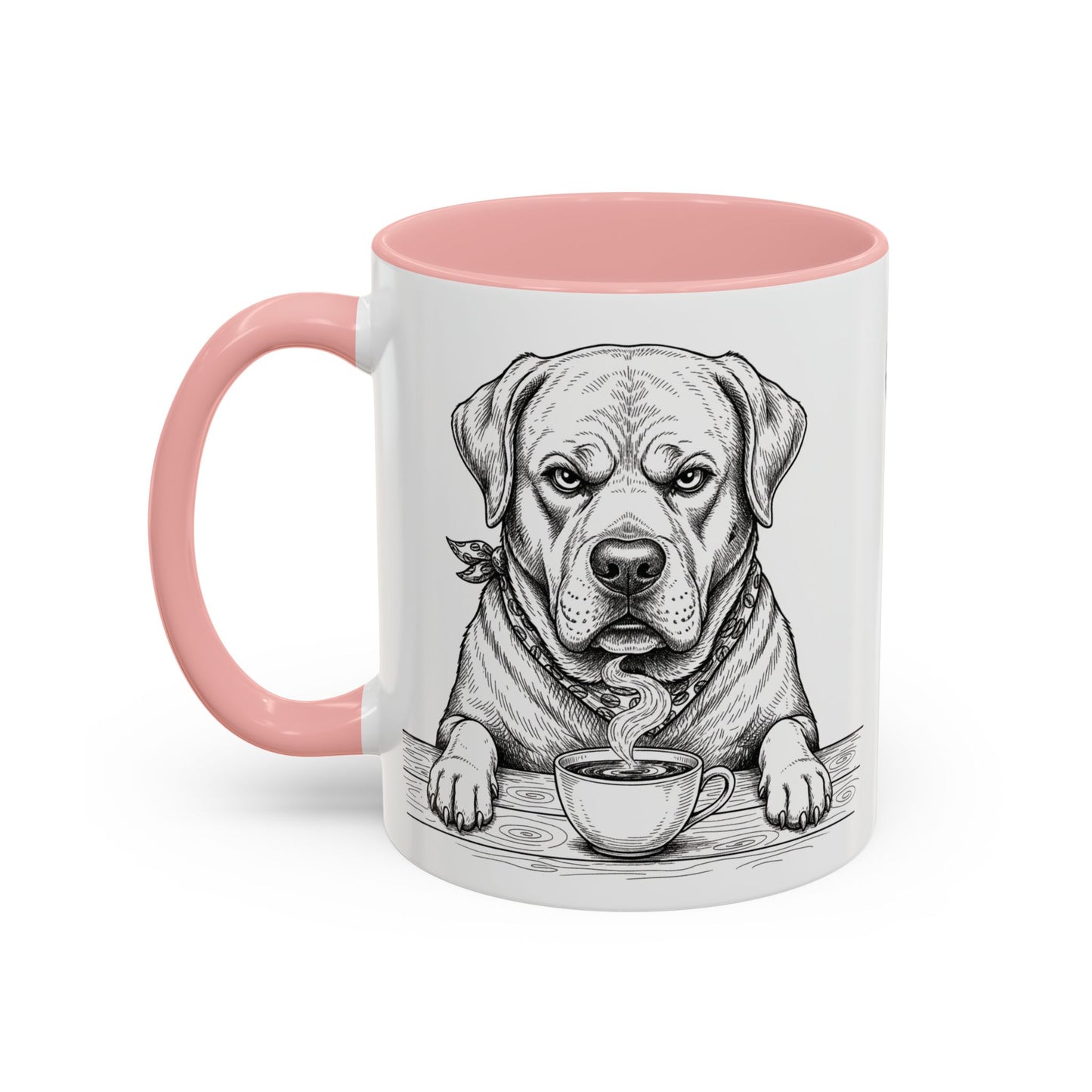 Grumpy Labrador Coffee Club — Art Print / Mug